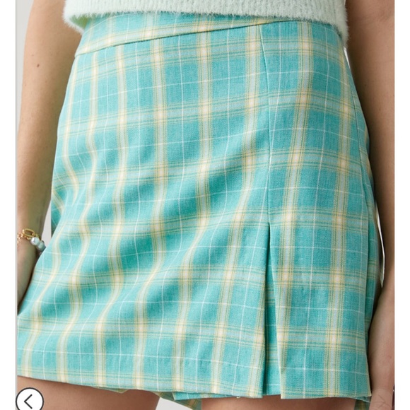 Francesca’s Collections Womens dress Tops and skort bundle lime green size Large - Picture 4 of 10